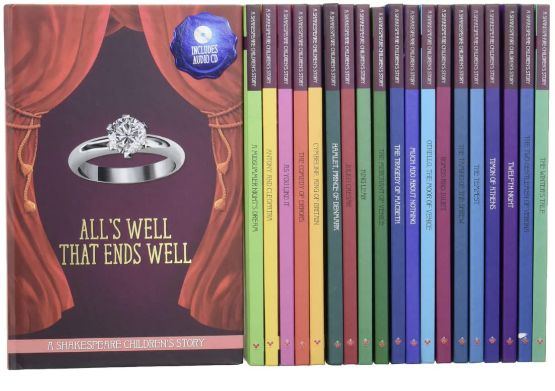 20 Children's Shakespeare Stories Hardback Set With Audio Cd's Hardcover